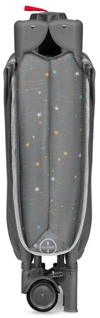 Manej-patuc 2in1 Lionelo Stefi Plus (Drak Grey/Multicolor Stars)