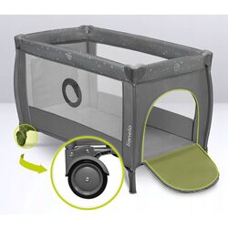 Manej-patuc 2in1 Lionelo Stefi Plus (Drak Grey/Multicolor Stars) Thumb