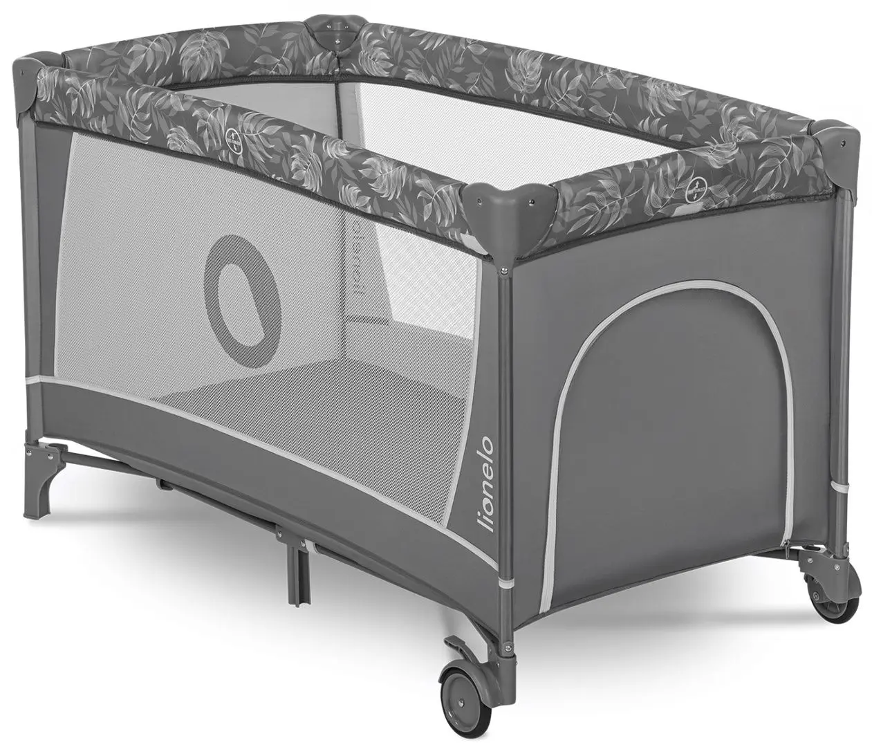 Манеж-кровать Lionelo Flower (Grey Stone)