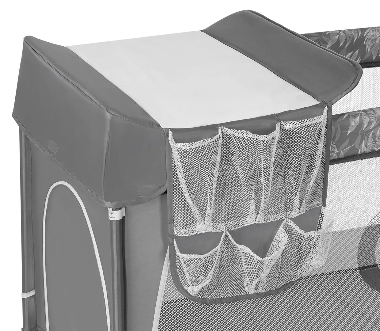 Манеж-кровать Lionelo Flower (Grey Stone)