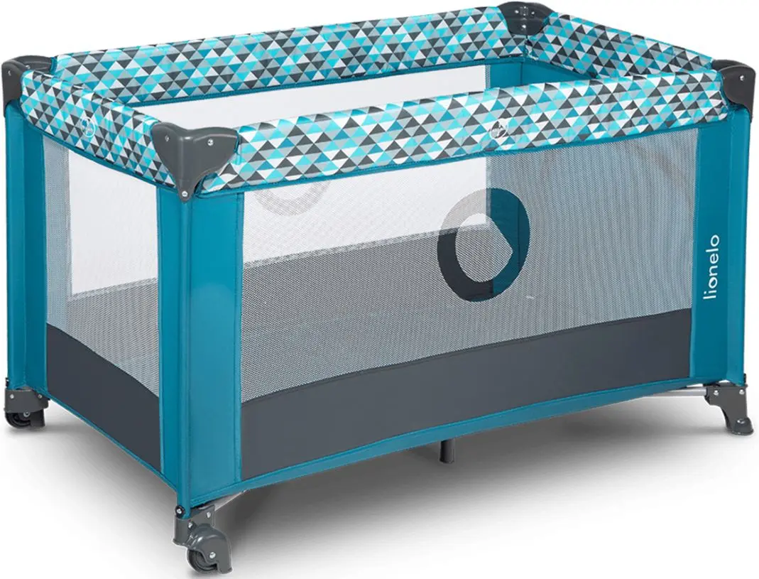 Манеж-кровать Lionelo Stefi (Green-Turquoise)