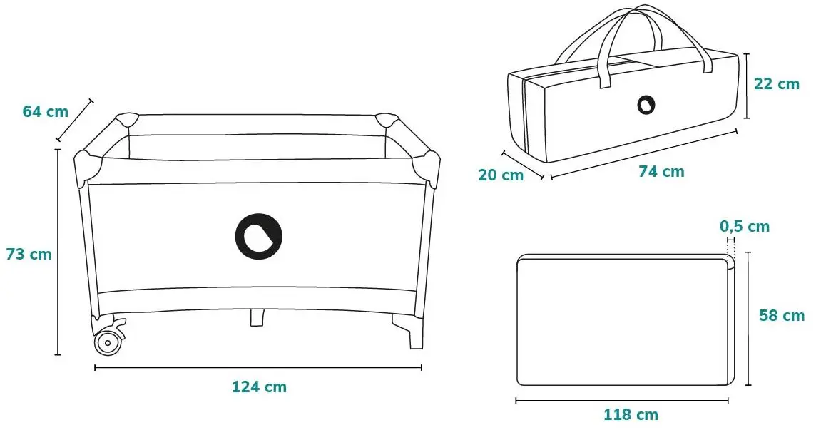 Манеж-кровать Lionelo Stefi (Pink Ombre)