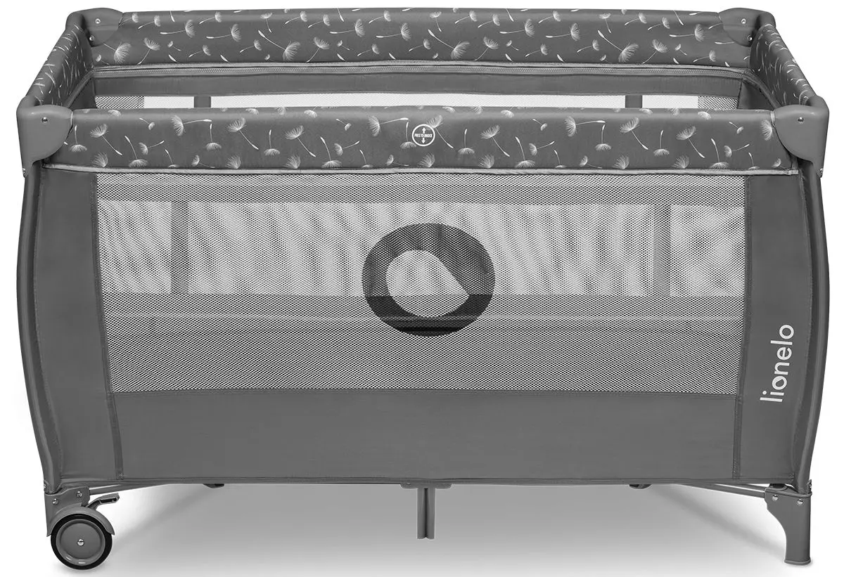 Манеж-кровать 2в1 Lionelo Stefi Plus (Grey/White)