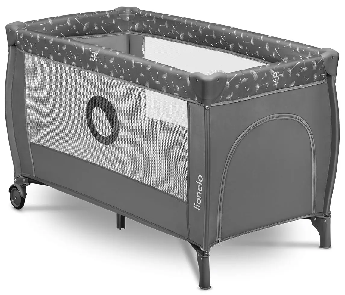 Манеж-кровать 2в1 Lionelo Stefi Plus (Grey/White)