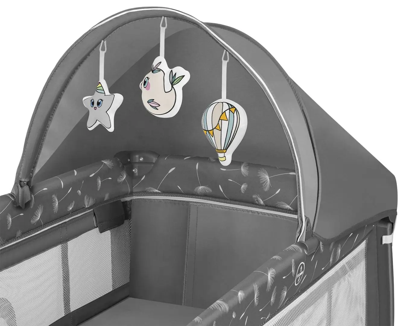 Манеж-кровать Lionelo Sven Plus (Grey Concrete)