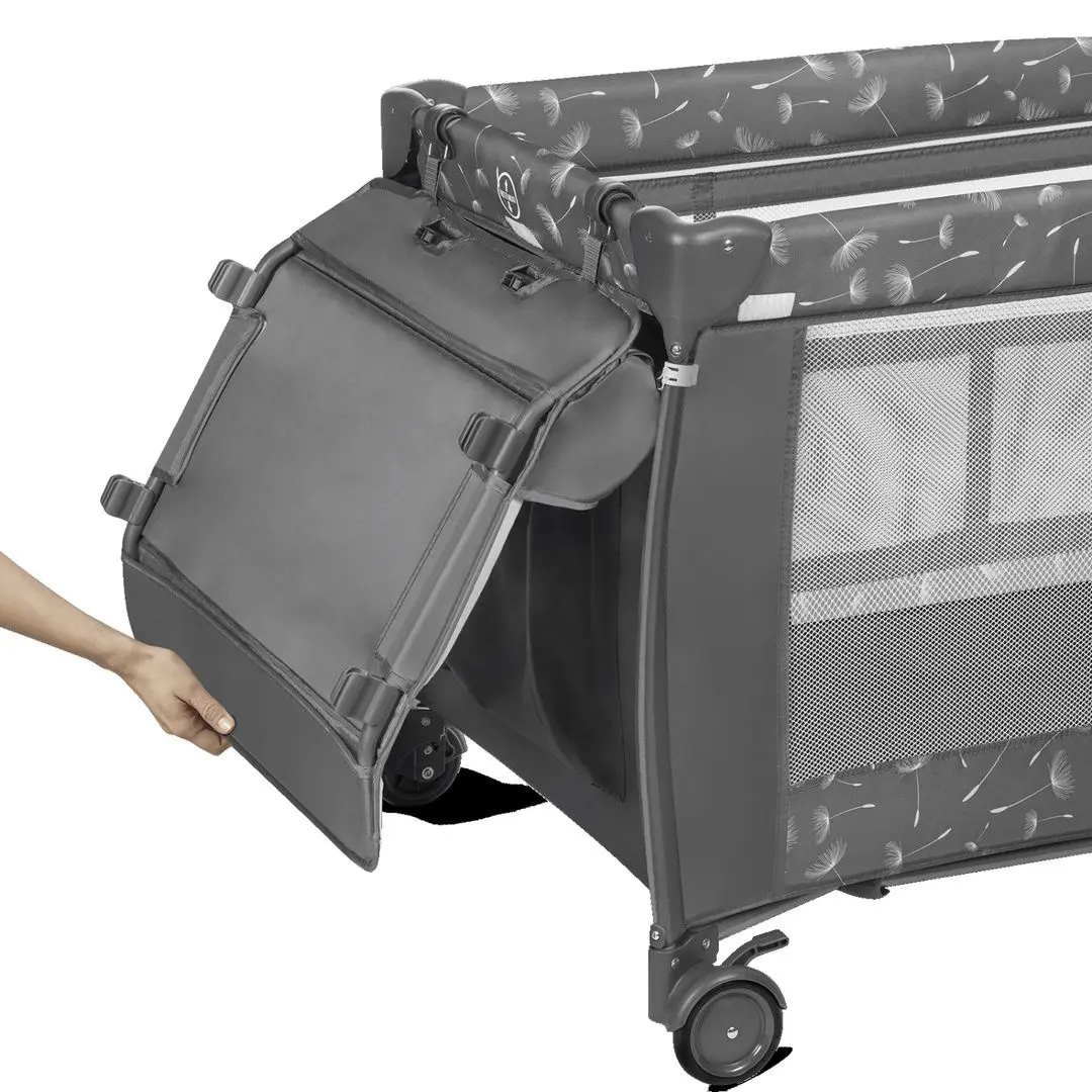 Манеж-кровать Lionelo Sven Plus (Grey Concrete)