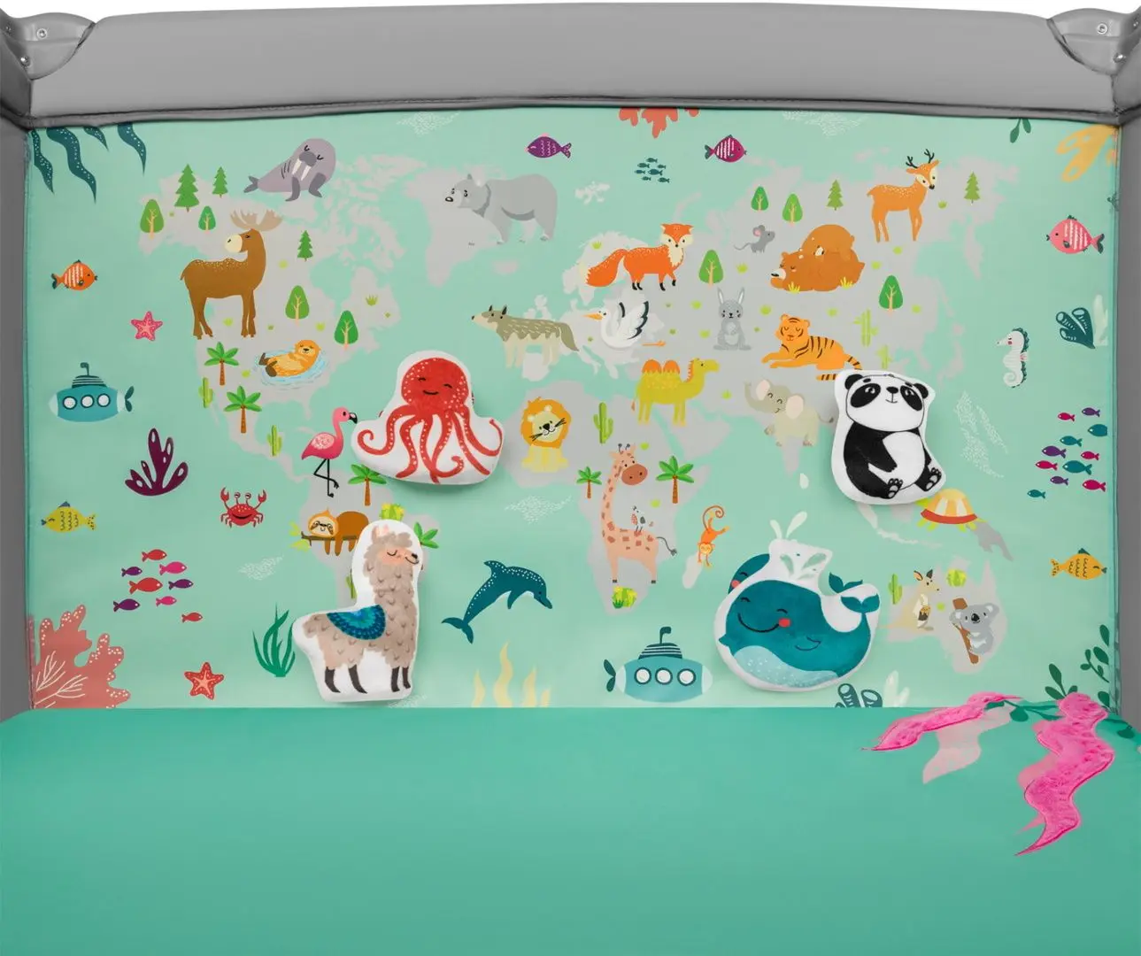 Манеж Lionelo Mille (Grey/Green)