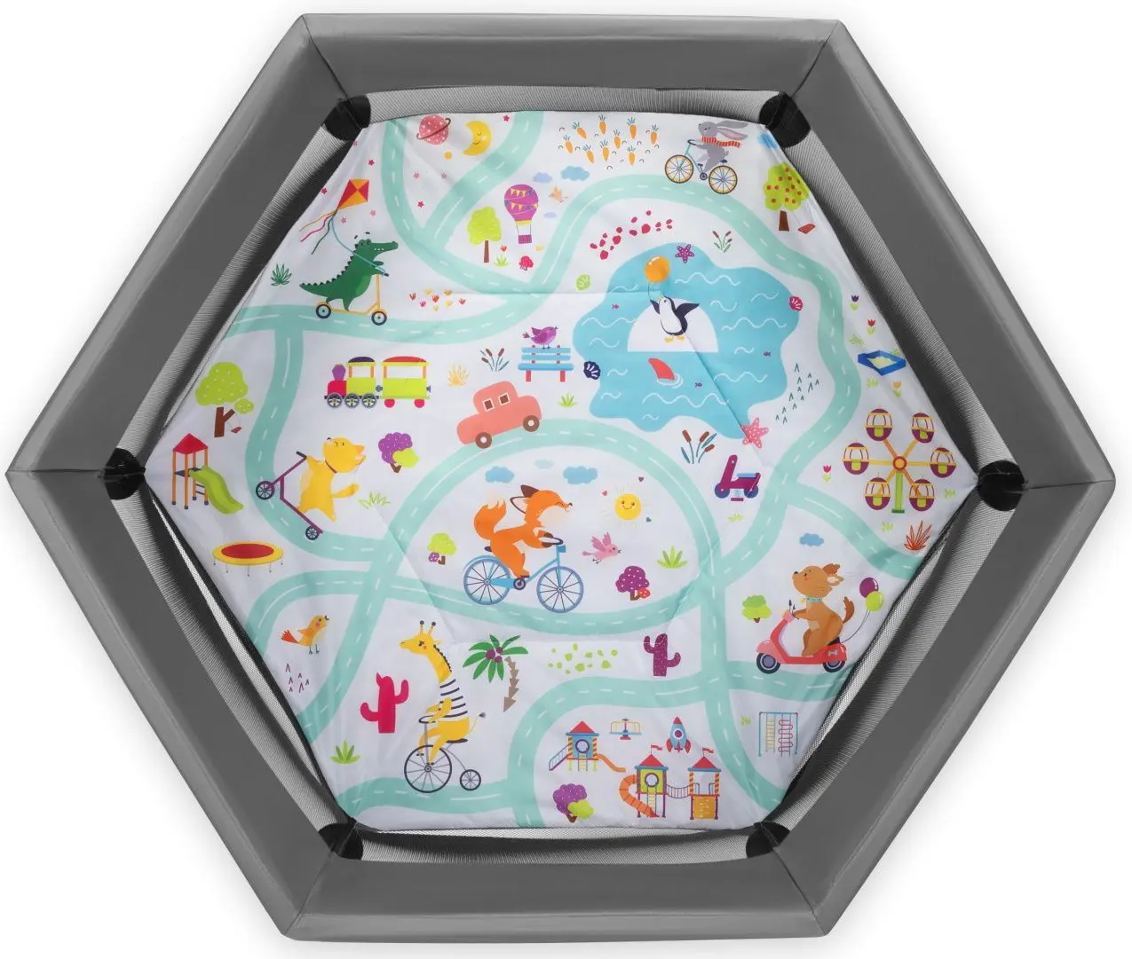 Манеж Lionelo Roel (Grey)