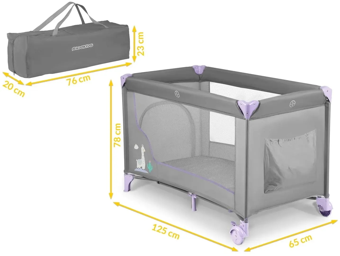 Manej-patuc Ricokids RK-240 (Gray/Lavender)