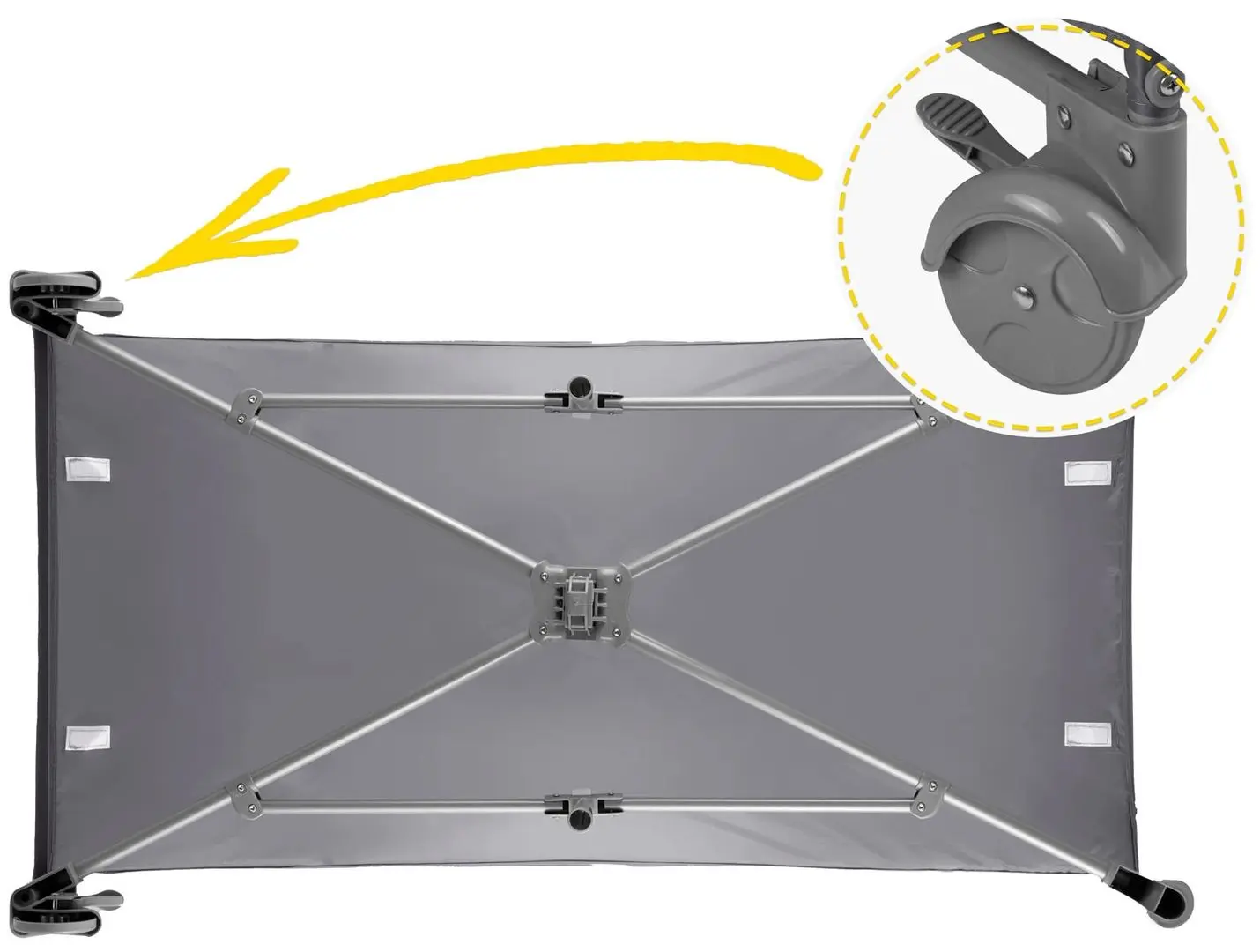 Манеж-кровать Ricokids RK-240 (Grey)