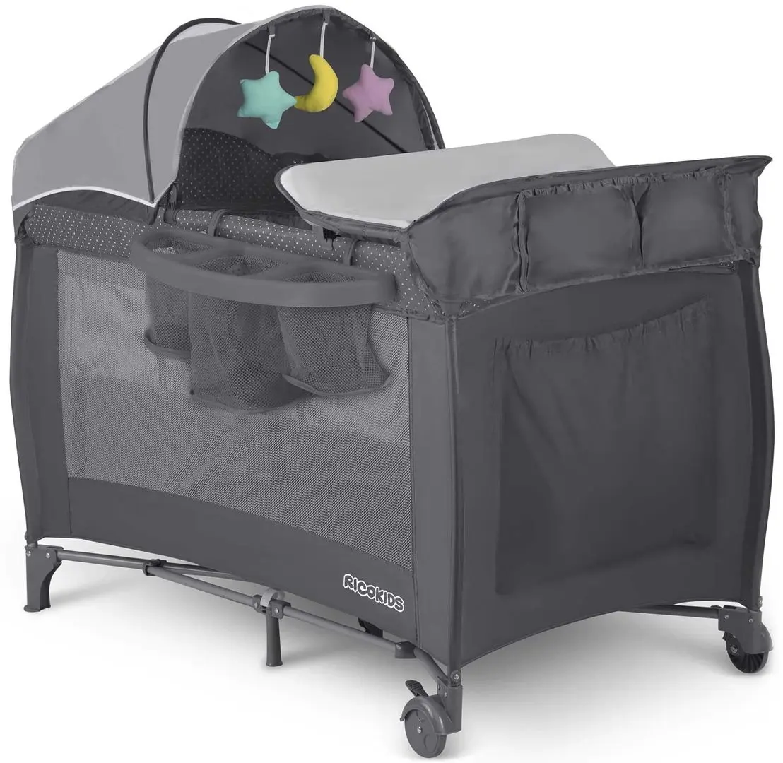 Манеж-кровать Ricokids RK-242 (Anthracite)