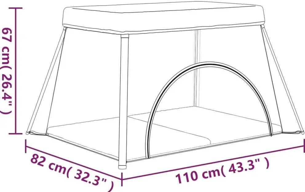 Manej VidaXL 10301 (Grey)