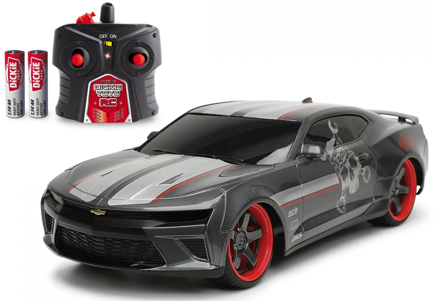 Машина на радиоуправлении Dickie RC Chevy Camaro 2016 (Grey)