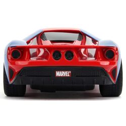 Masina cu telecomanda Jada Toys Marvel RC Spider-Man 2017 Ford GT 1:16 (Red/Blue) Thumb
