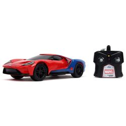 Masina cu telecomanda Jada Toys Marvel RC Spider-Man 2017 Ford GT 1:16 (Red/Blue) Thumb