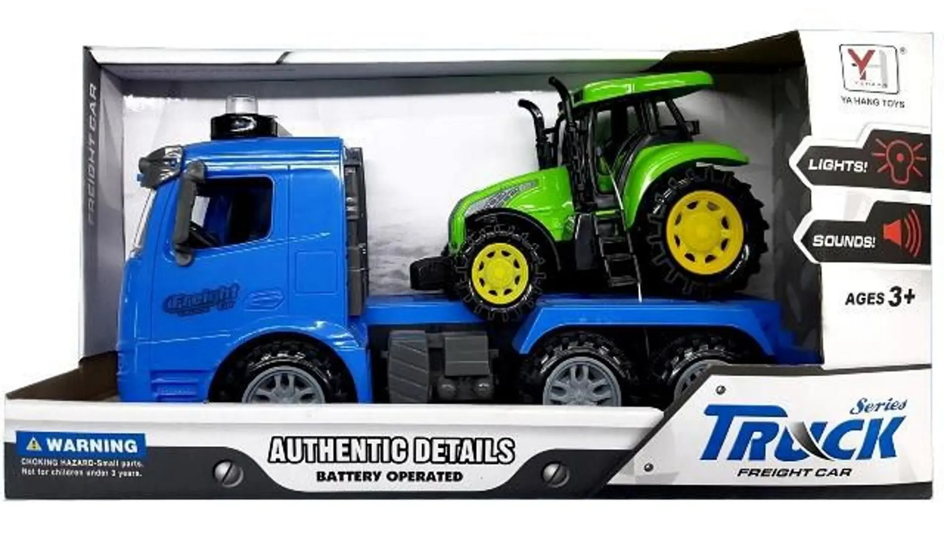 Set de joaca Ya Hang Toys Trailer cu un tractor - 2