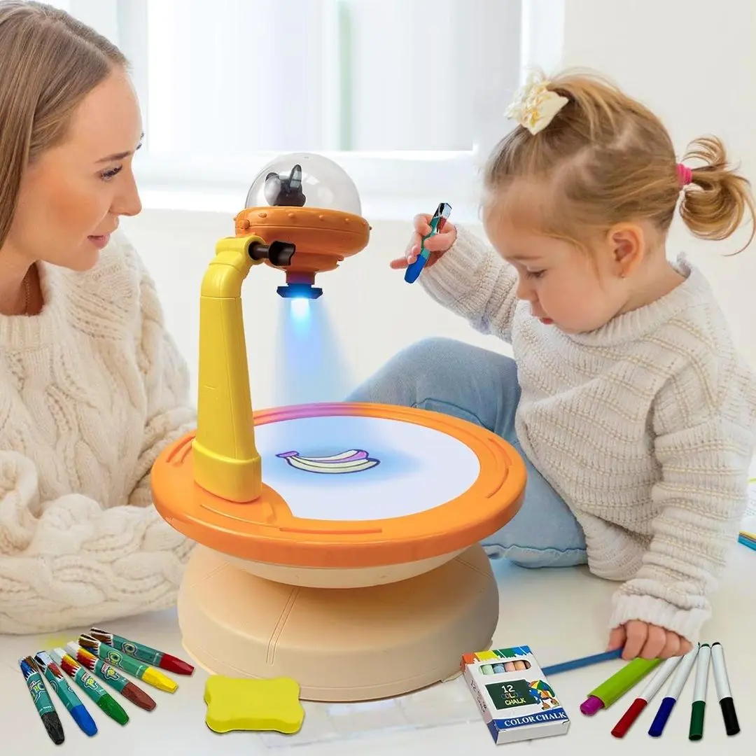 Proiector pentru desen 4in1 Board Games 6637 (Orange)