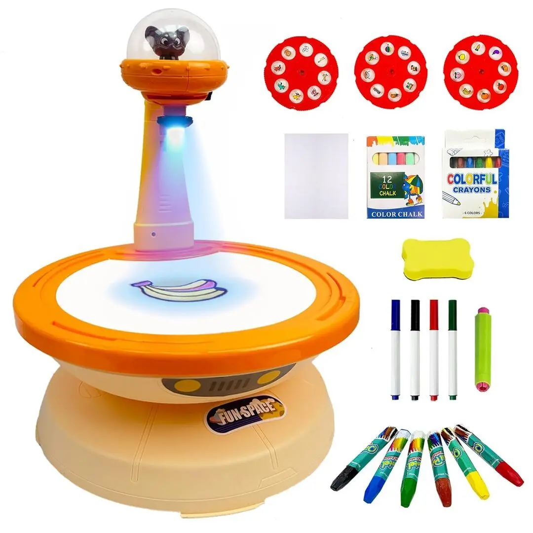 Proiector pentru desen 4in1 Board Games 6637 (Orange)