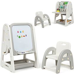 Доска для рисования 2в1 Costway BB5639HS (Gray) Thumb