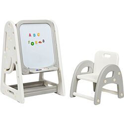 Доска для рисования 2в1 Costway BB5639HS (Gray)