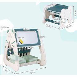 Доска для рисования 3в1 Costway TP10058GN (White/Green) Thumb