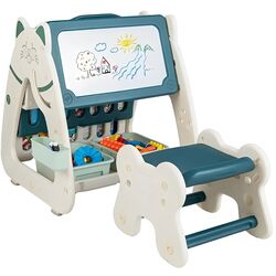 Доска для рисования 3в1 Costway TP10058GN (White/Green)