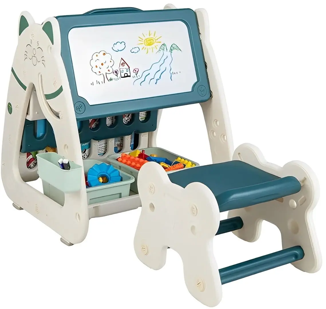 Доска для рисования 3в1 Costway TP10058GN (White/Green)