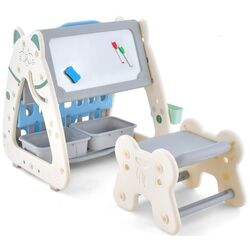 Доска для рисования 3в1 Costway TP10058NY (White/Grey)