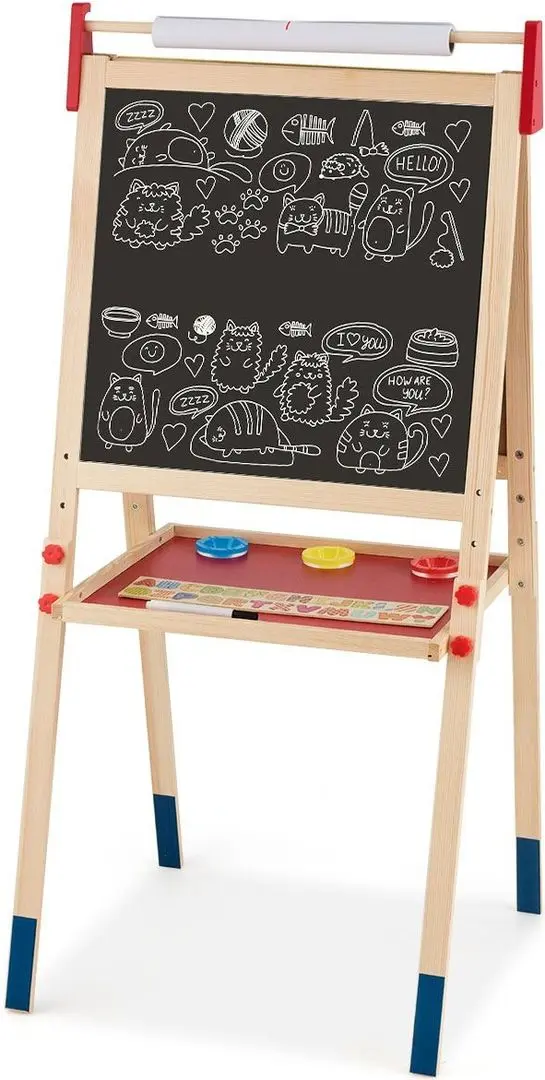 Доска для рисования 3в1 Costway TY327109 (Natural) - 3