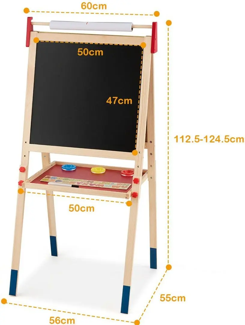 Доска для рисования 3в1 Costway TY327109 (Natural) - 7