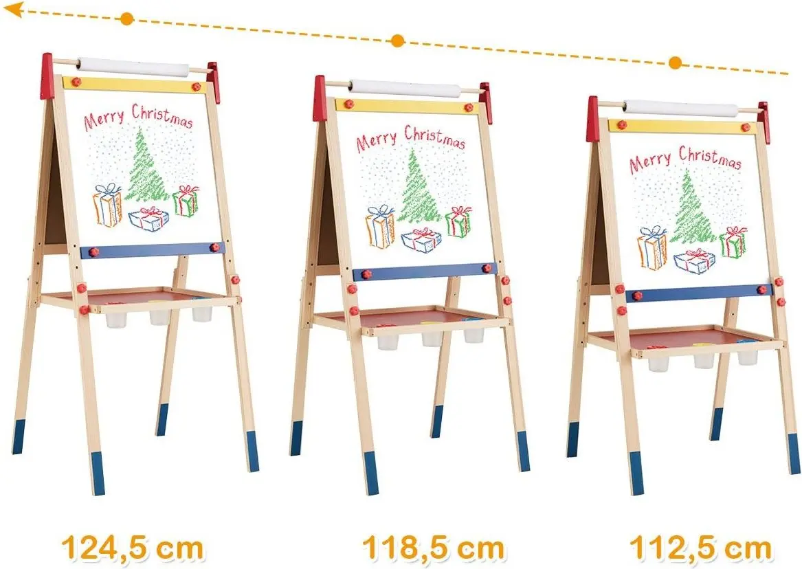 Доска для рисования 3в1 Costway TY327109 (Natural) - 8