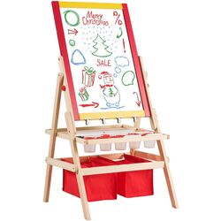 Tabla de desen 3in1 Costway TY327110 (Natural/Red)