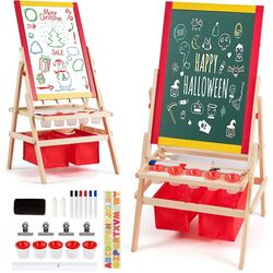 Tabla de desen 3in1 Costway TY327110 (Natural/Red) Thumb