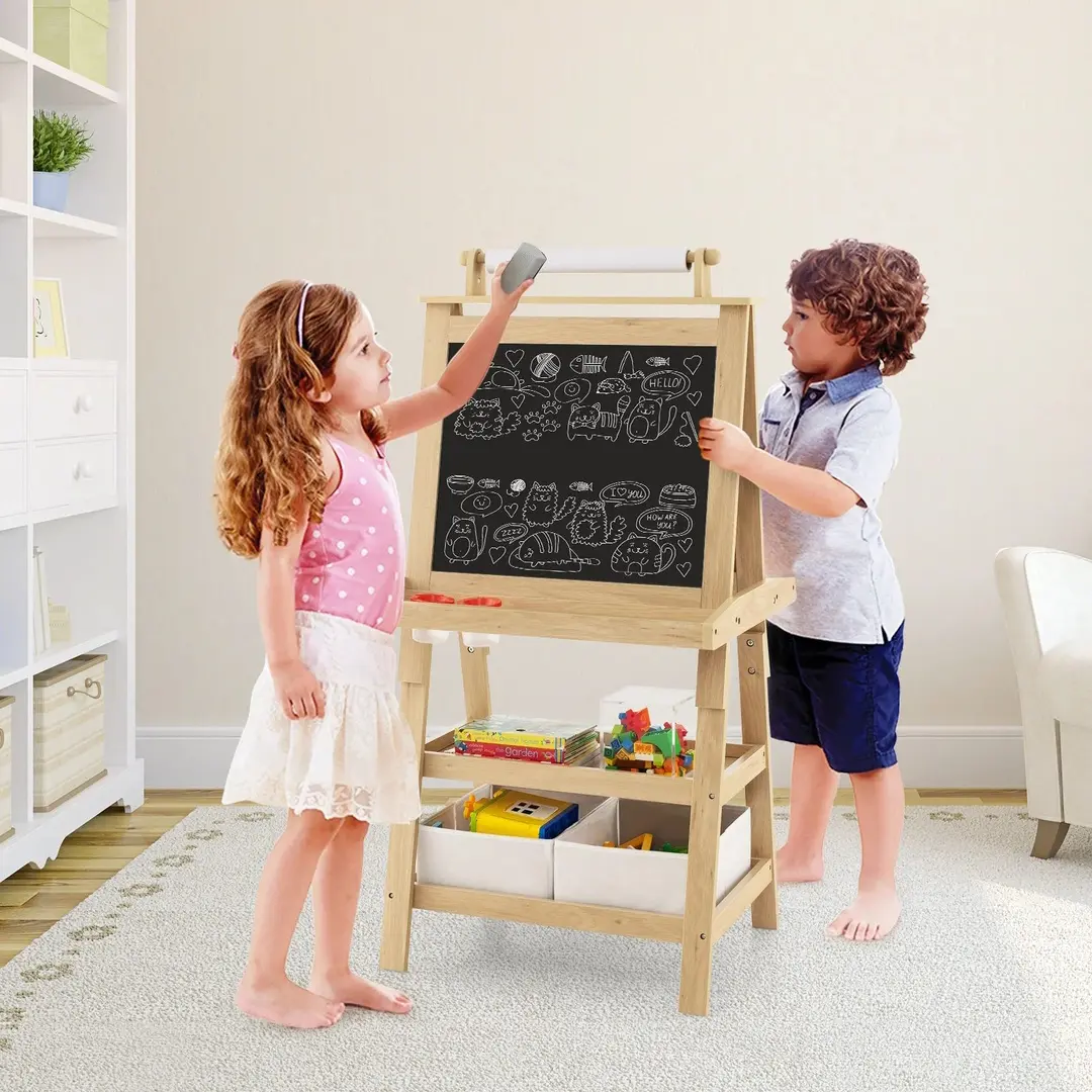 Доска для рисования 3в1 Costway TY327442NA (Natural)