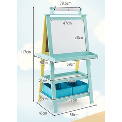 Tabla de desen 3in1 Costway TY327442YW (Yellow/Blue) Thumb