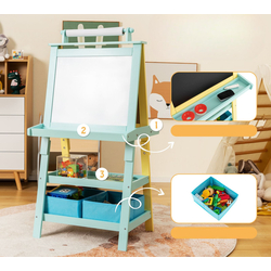 Tabla de desen 3in1 Costway TY327442YW (Yellow/Blue) Thumb