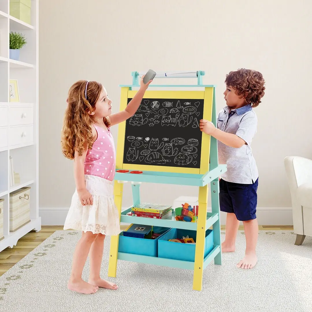 Tabla de desen 3in1 Costway TY327442YW (Yellow/Blue)