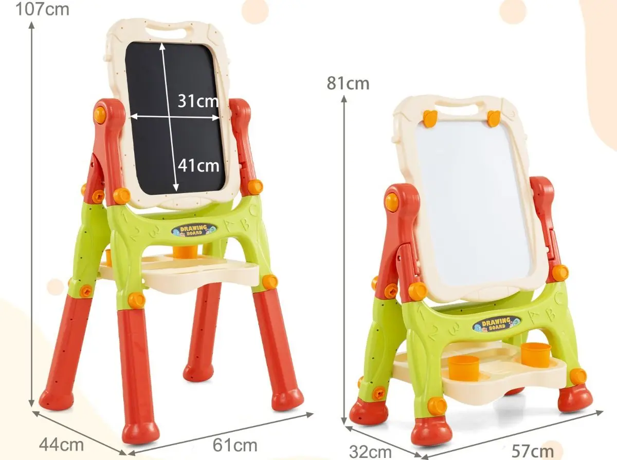 Доска для рисования Costway TM10133OR (Multicolor)