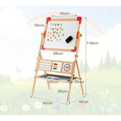 Tabla magnetica Costway HY10095 (Natural) Thumb