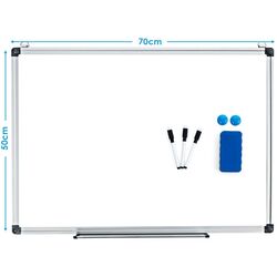 Tabla magnetica Costway ST39496 (White) Thumb