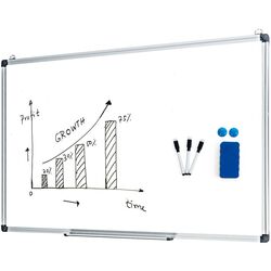 Tabla magnetica Costway ST39496 (White) Thumb