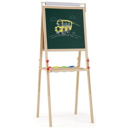 Tabla magnetica pentru desen 3in1 Costway TP10262NA (Natural) Thumb