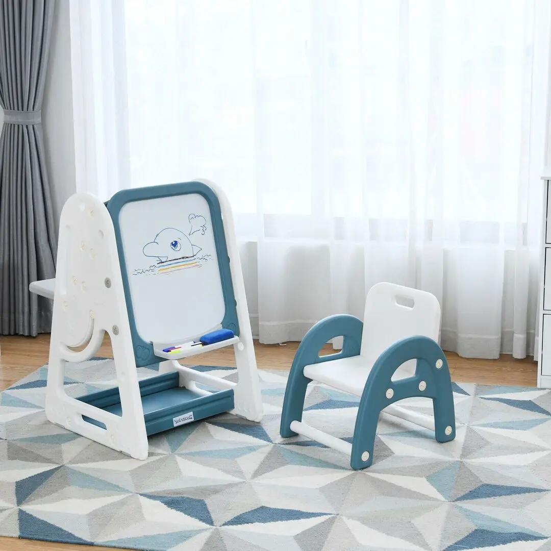 Masa-sevalet Costway BB5639BL (Blue/White)