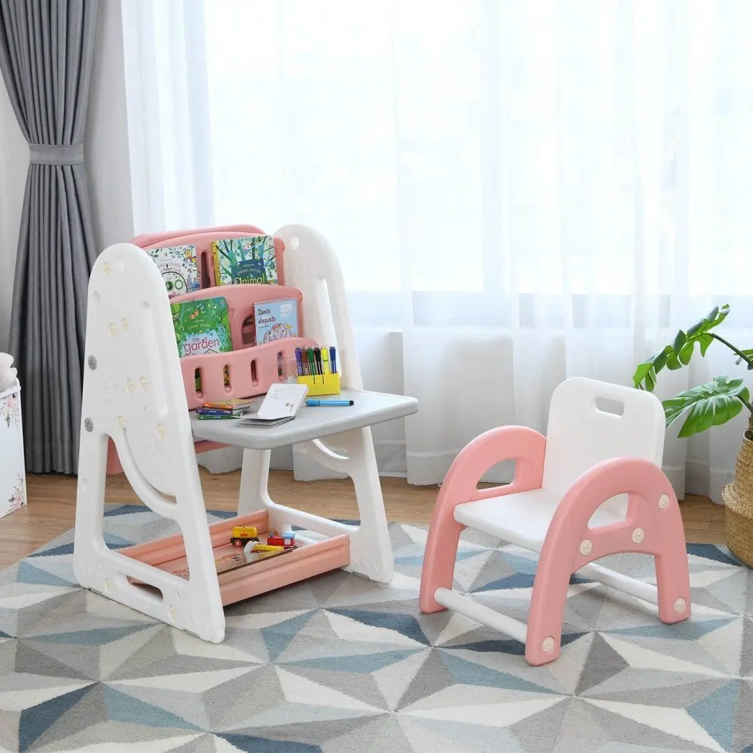 Masa-sevalet Costway BB5639OR (Pink/White)