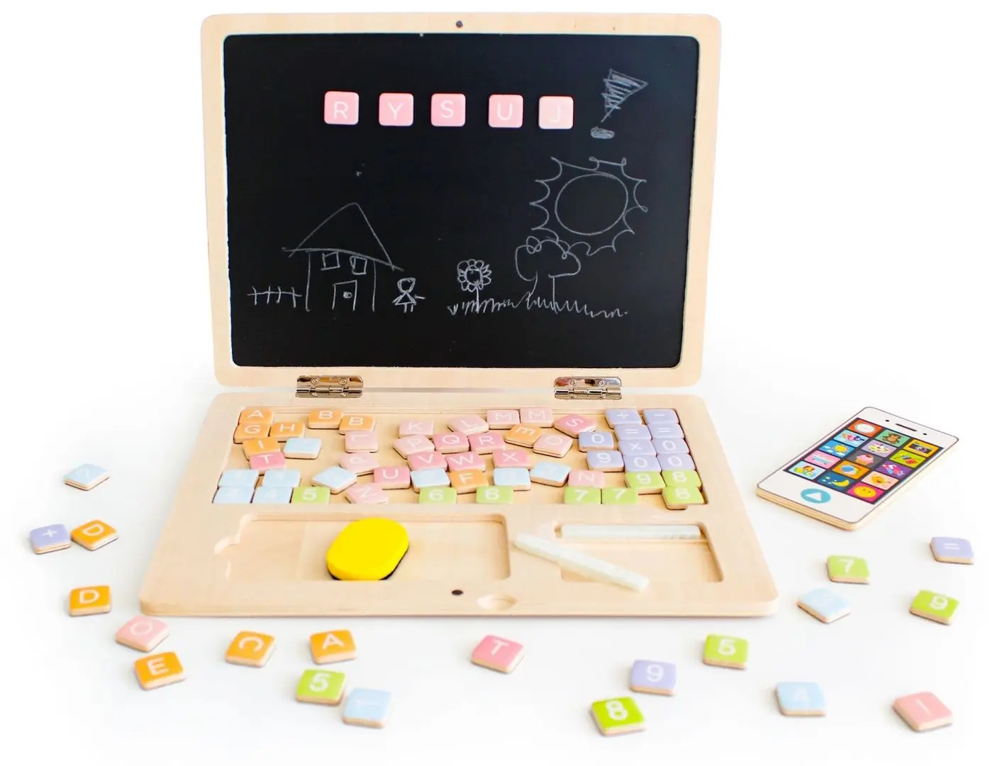 Tabla magnetica 2in1 Ecotoys G068 Eco Standart