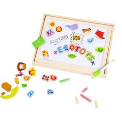 Магнитная доска 2в1 Ecotoys HM3011271 (Wood) Thumb