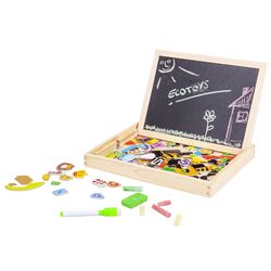 Магнитная доска 2в1 Ecotoys HM3011271 (Wood)