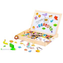 Магнитная доска 2в1 Ecotoys HM3011271 (Wood) Thumb