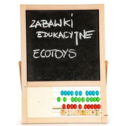 Tabla magnetica 2in1 Ecotoys MB385 (Wood) Thumb