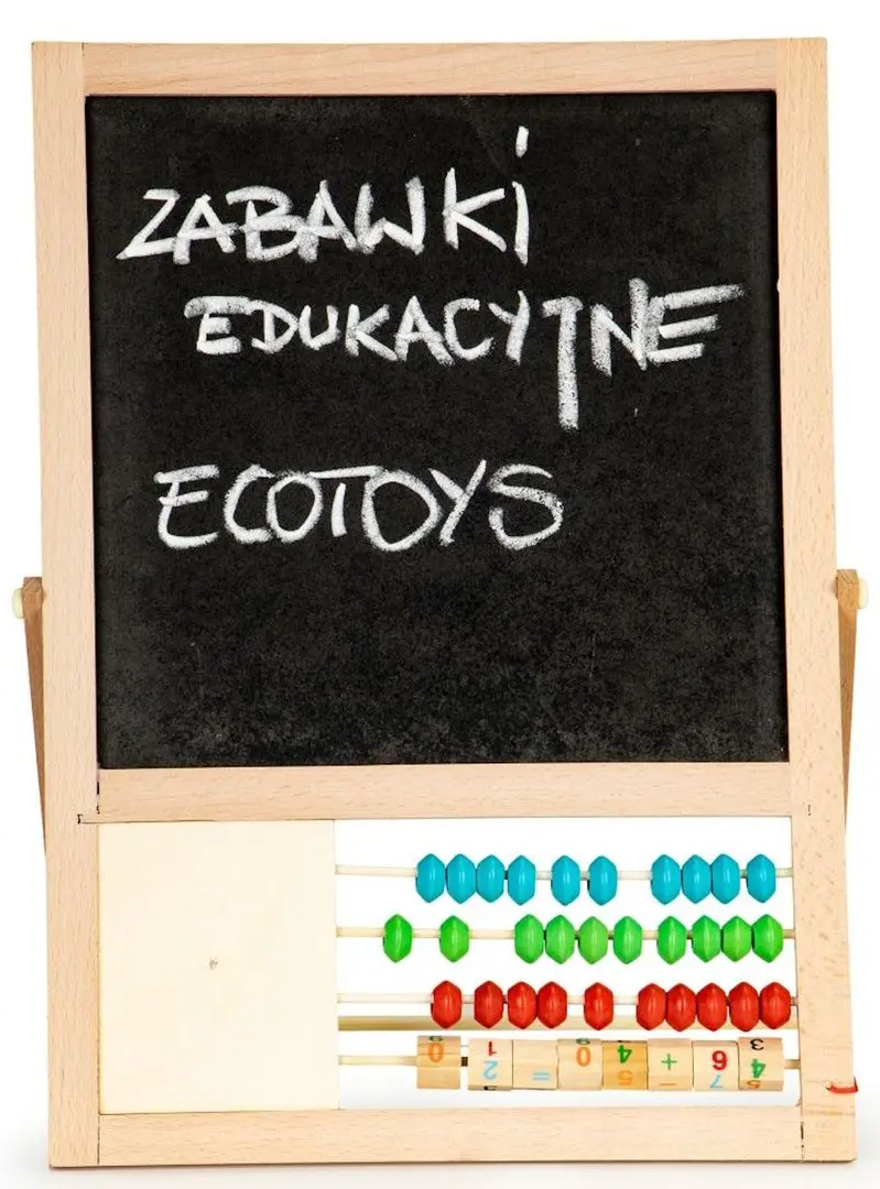 Tabla magnetica 2in1 Ecotoys MB385 (Wood) - 2